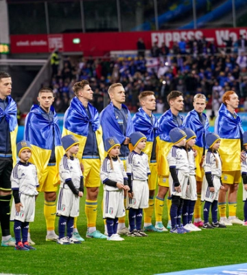 Средний возраст игроков сборной Украины в 2023 году составил 26,9 лет