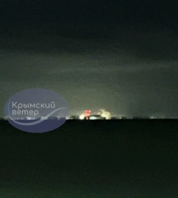 В Крыму &quot;прилет&quot;: возможен пожар на Сакской ТЭЦ