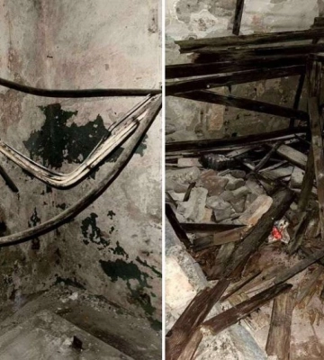В Ужгороді школярів під час тривоги розміщують в укритті з пліснявою, мишами та без води (ФОТО)