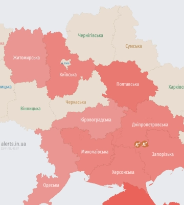 Вибухи лунають на Житомирщині, яку атакують шахеди