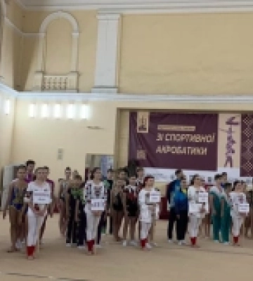 Волинські спортсмени привезли додому нагороди Чемпіонату України зі спортивної акробатики серед юніорів та юнаків