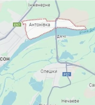 Селище поблизу Херсона потрапило під вогонь російських окупантів