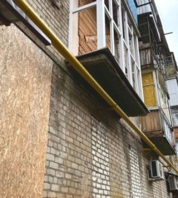 У Краматорську відновили газові мережі до пошкодженого обстрілом будинку