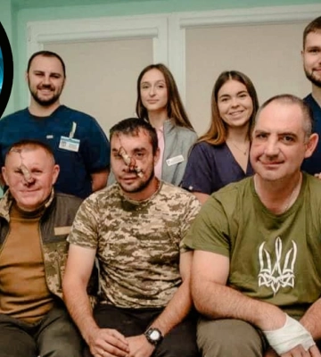 У Франківську іноземні лікарі проводять унікальні операції з реанімації облич пораненим військовим