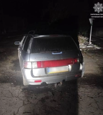 У Полтаві п&#039;яний водій сів за кермо: рівень алкоголю в крові майже в 11 разів перевищувув норму