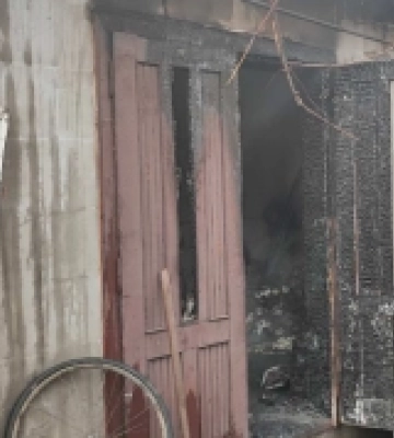 На Берегівщині ледь не згорів житловий будинок
