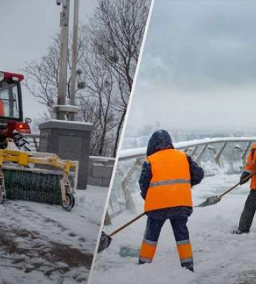 Київ засипало снігом: містян закликали бути обережними та дали поради щодо пересування
