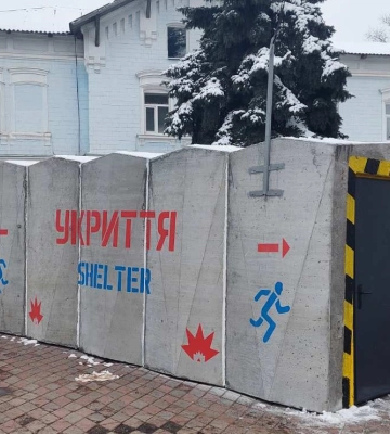 Для мешканців Дружківки облаштували ще п&#039;ять мобільних укриттів