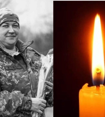 У Нововолинську попрощаються з військовою Ольгою Куліковою