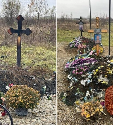 На Буковині горіли могили трьох військових: родичі заявляють про підпал
