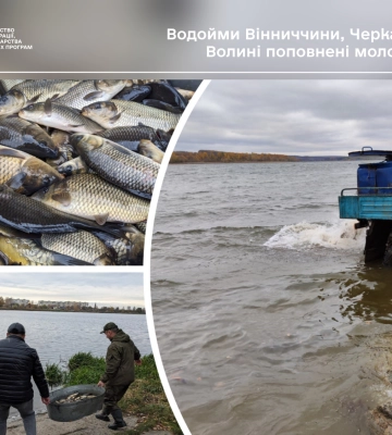 Річку на Черкащині поповнили тонною риб