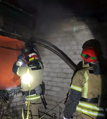В Криворожском районе во время тушения пожара обнаружили тело человека