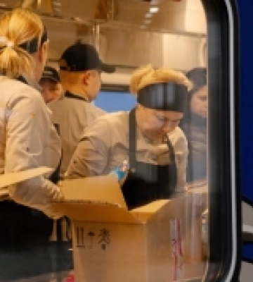 До Харкова прибув поїзд-кухня Food Train — фоторепортаж