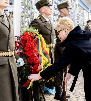 Прем&#039;єрка Литви Шимоніте прибула до Києва