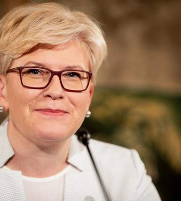 Прем&#039;єрка Литви Інгріда Шимоніте прибула до Києва