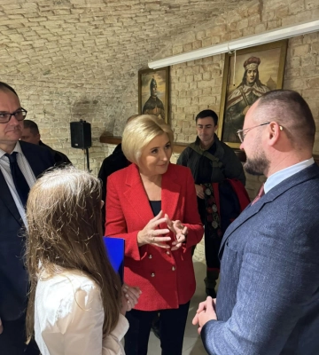 До Луцька вперше приїхала перша леді Польщі Агата Корнгаузер-Дуда