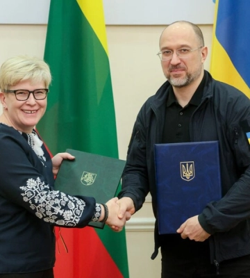 Украина и Литва подписали соглашение о техническом и финансовом сотрудничестве – Шмыгаль