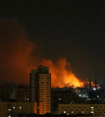 Во время воздушной тревоги в Киевской области раздались взрывы