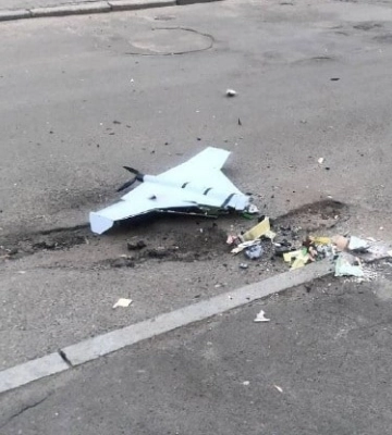 Велика атака дронів на Київ. Уламки БпЛА впали у чотирьох районах столиці
