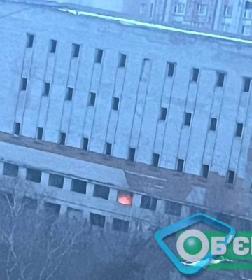 Пожар в Харькове: загорелось бывшее здание «Укртелекома» 