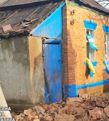 Наслідки обстрілу окупантами Козачої Лопані на Харківщині. ФОТОрепортаж