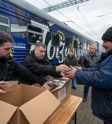 Поїзд-кухня Food Train здійснив перший рейс 