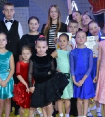 Діти з Великих Межирічів взяли участь у змаганнях з бальних танців