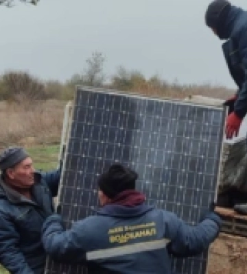 Херсонська громада отримала понад 160 сонячних батарей та 40 нових інверторів з Німеччини