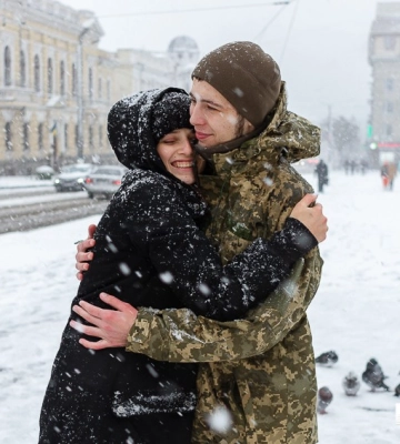 Кропивницький під час негоди: Снігопад, місто, люди (ФОТОРЕПОРТАЖ)