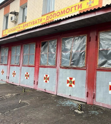 Росіяни обстріляли пожежно-рятувальний підрозділ у Запорізькій області, — ФОТО