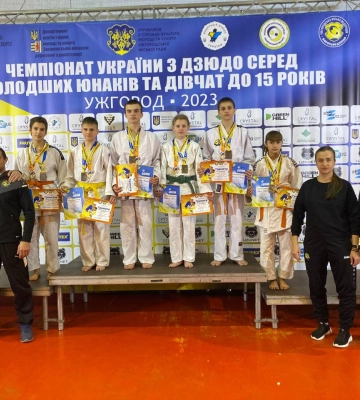 Дзюдоїсти з Сумщини відзначилися на чемпіонаті України