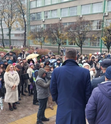 Во Львове прошел митинг в поддержку Фарион: требуют освобождения Лисового и Лубинца (видео)