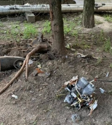 У Горішніх Плавнях вчора уламки БпЛА впали на територію підприємства