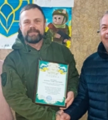Рівненський вибухотехнік отримав подяку на Херсонщині