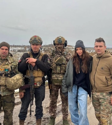 Надя Дорофеева впервые за время войны побывала на Донбассе: цель поездки и фото с военными