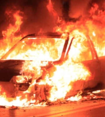 Під Мелітополем сили спротиву підірвали автомобіль найманців Кадирова