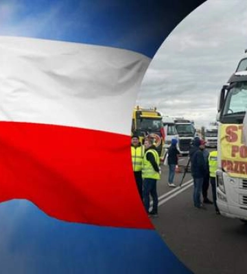Страйк перевізників: у Польщі висунули Україні дві вимоги для деблокади кордону