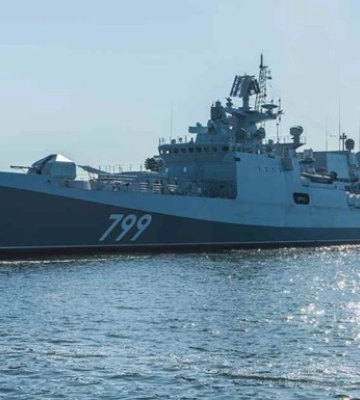 Росіяни вивели в Чорне море фрегат - ракетоносій