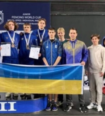 Студент Львівського ветуніверситету здобув бронзу на юніорському Кубку світу з фехтування на шпагах