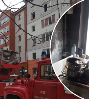 У Франківську погасили пожежу квартири в п’ятиповерхівці