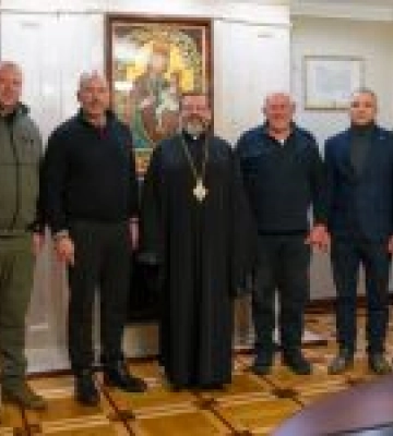 Глава УГКЦ зустрівся в Києві з проводом Світового конгресу українців