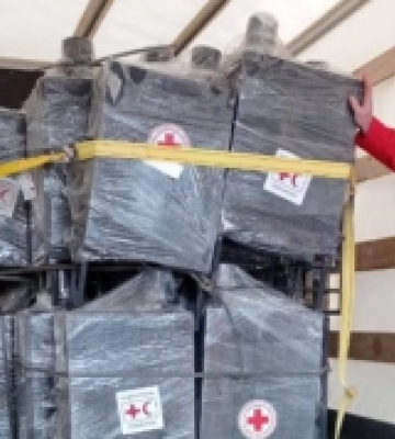 Мешканці  Тягинської громади отримали від Червоного Хреста буржуйки для обігріву