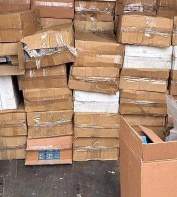 У Ренійському порту вилучили понад 400 тисяч пачок контрабандних сигарет
