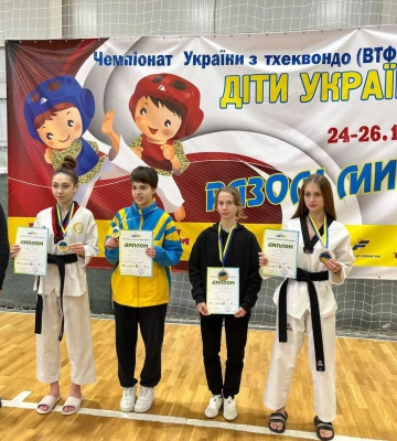 На чемпіонаті України з тхеквондо волиняни здобули три бронзи