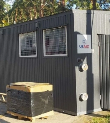 Чернігівщина отримала від USAID десять модульних котелень