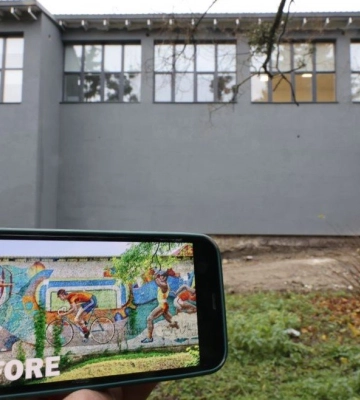 У Львові Університет безпеки життєдіяльності шукає гроші, щоб повернути людям зниклу мозаїку, - ВІДЕО