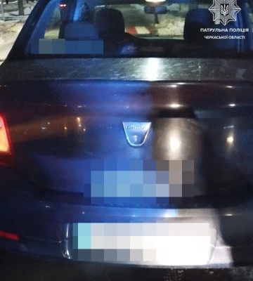 Водія, позбавленого права керування та з ознаками сп’яніння, виявили черкаські патрульні