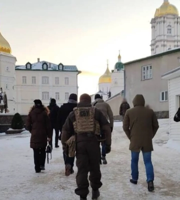 СБУ проводить обшук в Почаївській лаврі на Тернопільщині