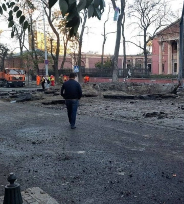 Збитки внаслідок влучання російської ракети по центру Одеси 6 листопада склали більше 200 мільйонів гривень