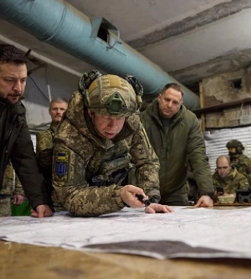 Зеленський відвідав бійців ЗСУ під Купʼянськом